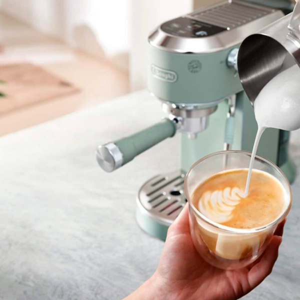 Aparat de cafea DeLonghi EC890GR Pistachio 1450 W, 1.1 l, Thermoblock photo 9