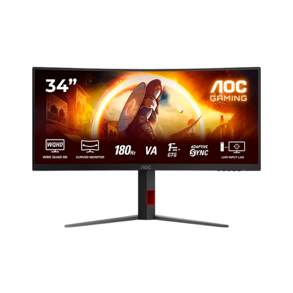 Monitor AOC CU34G4 Black 34" WQHD VA WLED photo 1
