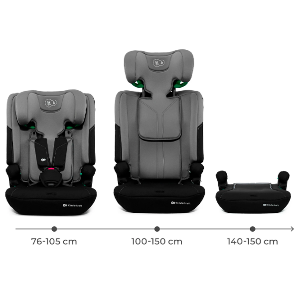 Scaun auto KinderKraft I-Comfy KCICOM00DGR0000 Dark Gray  - 12 ani, 36 kg photo 7