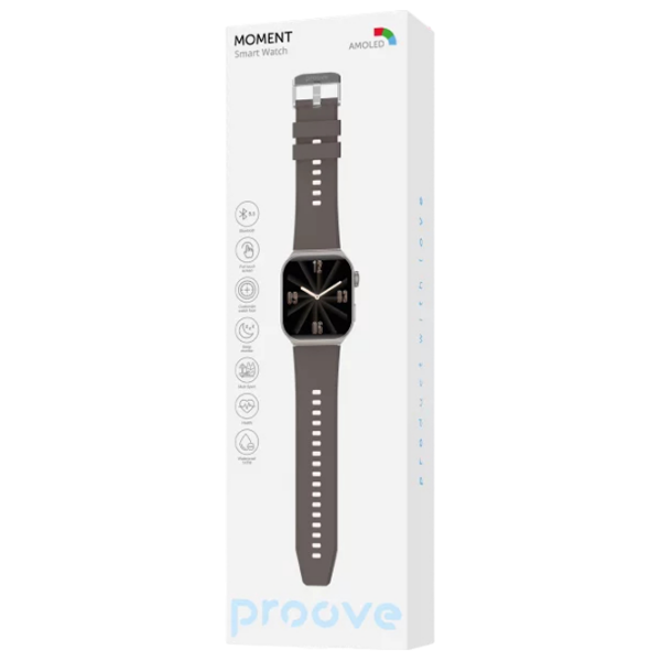 Ceas inteligent Proove Moment Titanium 1.85" | 47 mm | Zinc/Silicon
|  photo 3