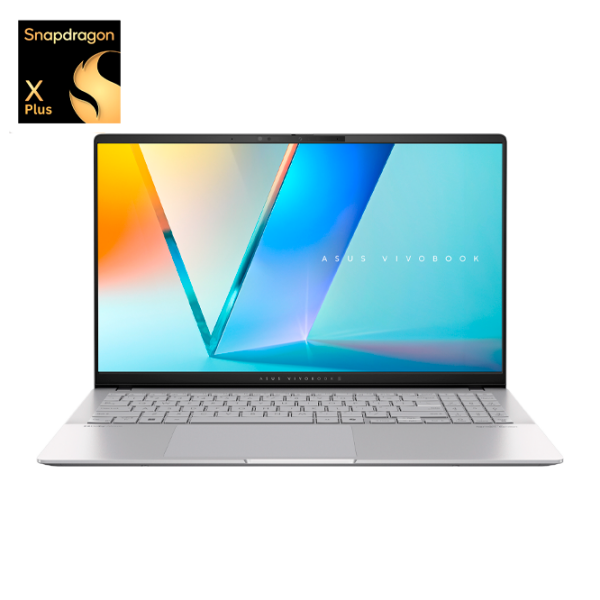 Ноутбук Asus VivoBook S 15 OLED S5507QA Cool Серебряный 15.6" | 16 ГБ | 1 ТБ | Qualcomm Snapdragon X Plus X1P-42-100 | VGA Встроенная photo 1