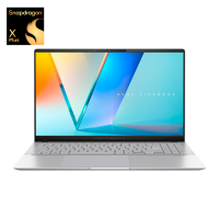 Ноутбук Asus VivoBook S 15 OLED S5507QA Cool Серебряный 15.6" | 16 ГБ | 1 ТБ | Qualcomm Snapdragon X Plus X1P-42-100 | VGA Встроенная