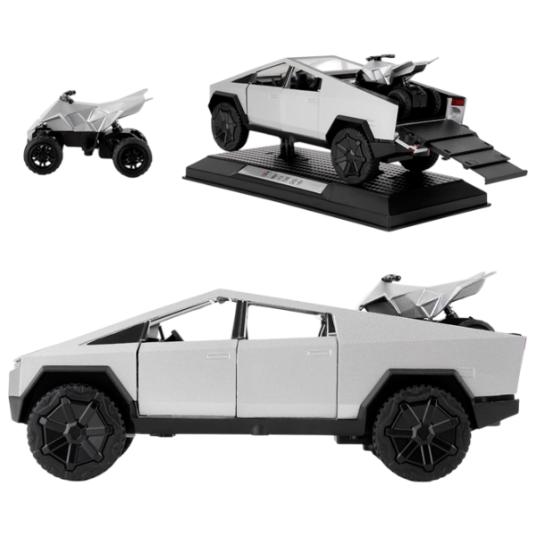 Машинка QIANKUN Tesla CyberTruck TSL 112431
Черный
Белый  photo 1