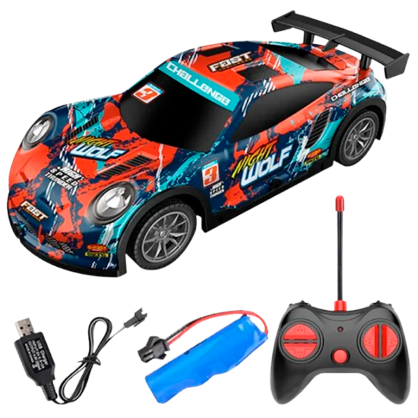 Mașină Lead Honor Sports Car Body Light Wolf LH-C070
Black
Red  photo 1