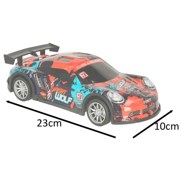 Mașină Lead Honor Sports Car Body Light Wolf LH-C070
Black
Red  photo 5