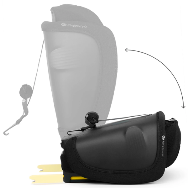 Scaun auto KinderKraft Fix2Go KCFI2GO0BLK0000 Black  - 12 ani, 36 kg photo 8