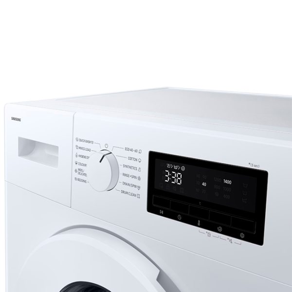Mașină de spălat Samsung WW80FG3M05AWLF White 8 kg, 1400 rpm, A photo 7