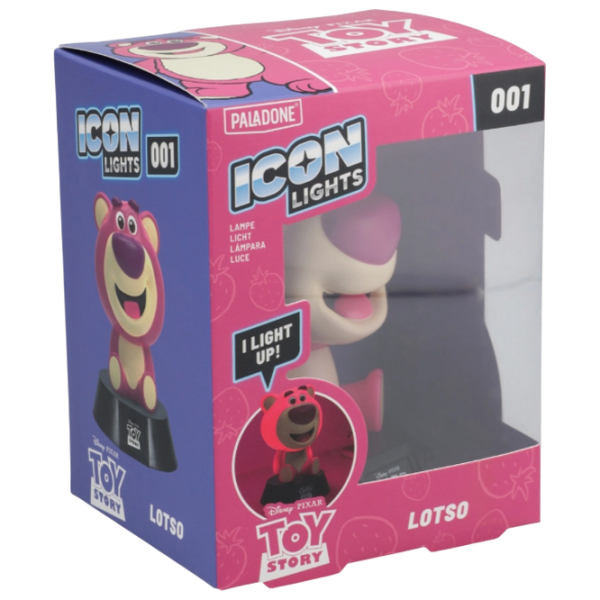 Lampă LED Paladone Toy Story Lotso Huggin Bear Pink Baterie photo 3