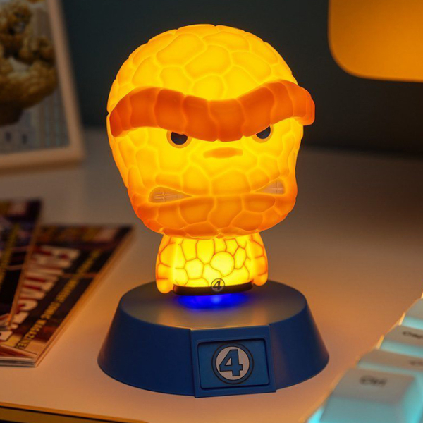 Lampă LED Paladone Marvel Fantastic Four The Thing Orange Baterie photo 3