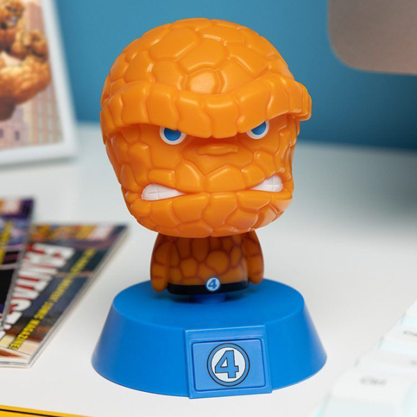 Lampă LED Paladone Marvel Fantastic Four The Thing Orange Baterie photo 4