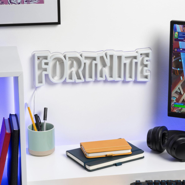 Lampă LED Paladone Fortnite Wall Mountable White Rețea photo 4