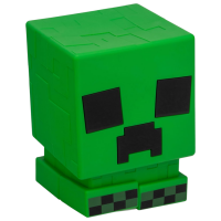 Lampă LED Paladone Minecraft Creeper SquishyGlo Green Acumulator