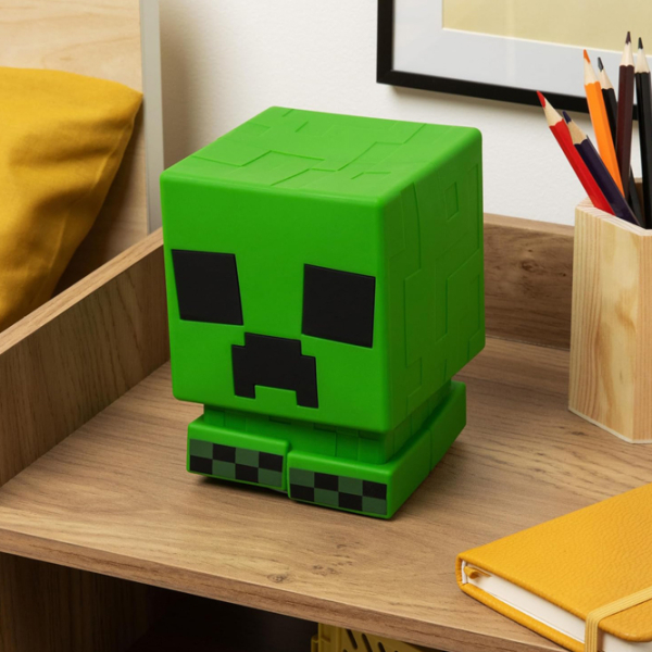 Lampă LED Paladone Minecraft Creeper SquishyGlo Green Acumulator photo 3