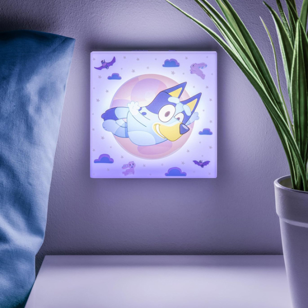 Lampă LED Paladone Bluey Night Light Purple Baterie photo 3