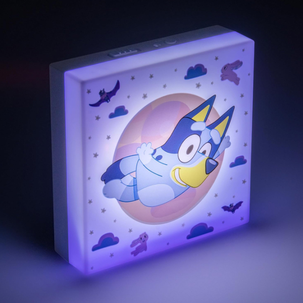 Lampă LED Paladone Bluey Night Light Purple Baterie photo 4