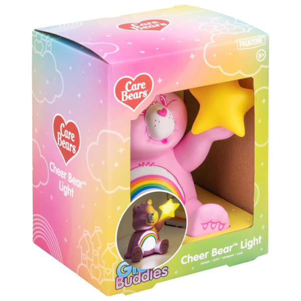 Lampă LED Paladone Care Bear Cheer Bear GloBuddies Pink Baterie photo 2