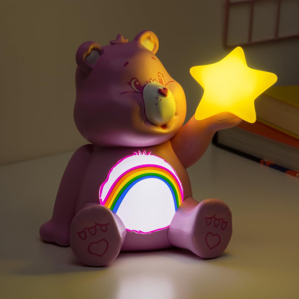 Lampă LED Paladone Care Bear Cheer Bear GloBuddies Pink Baterie photo 5