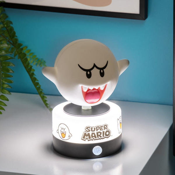 Lampă LED Paladone Super Mario Boo Room Guard White Baterie photo 5