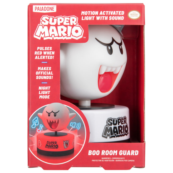 Lampă LED Paladone Super Mario Boo Room Guard White Baterie photo 6