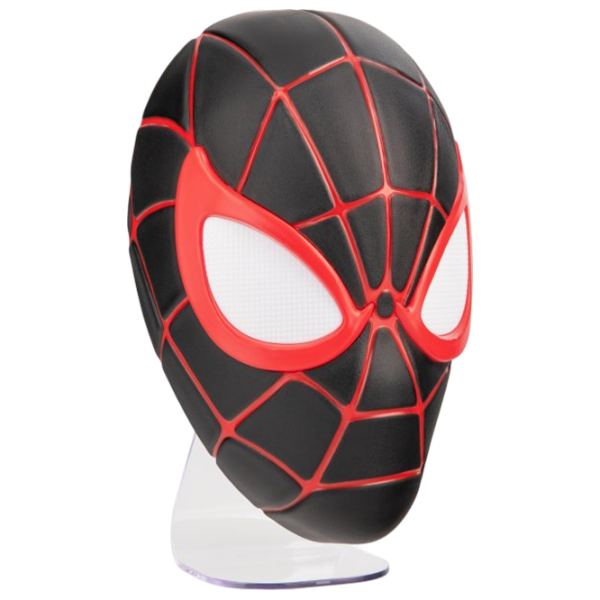Lampă LED Paladone Marvel Spiderman Miles Morales Mask Black Baterie photo 1