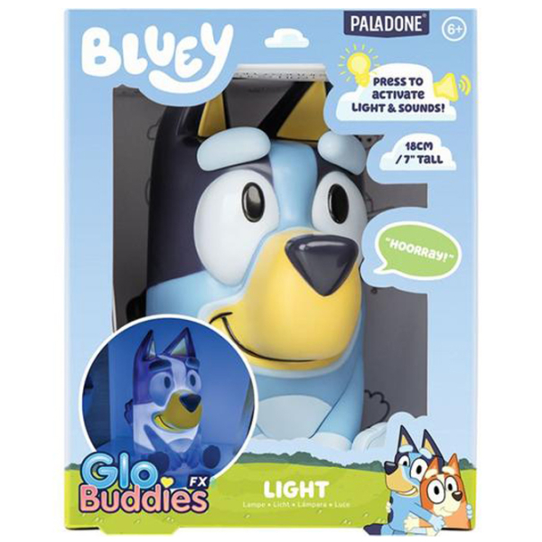Lampă LED Paladone Bluey GloBuddies Light with Sound Blue Baterie photo 2