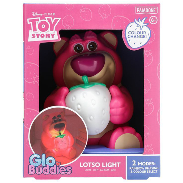 Lampă LED Paladone Toy Story Lotso GloBuddies Pink Baterie photo 2