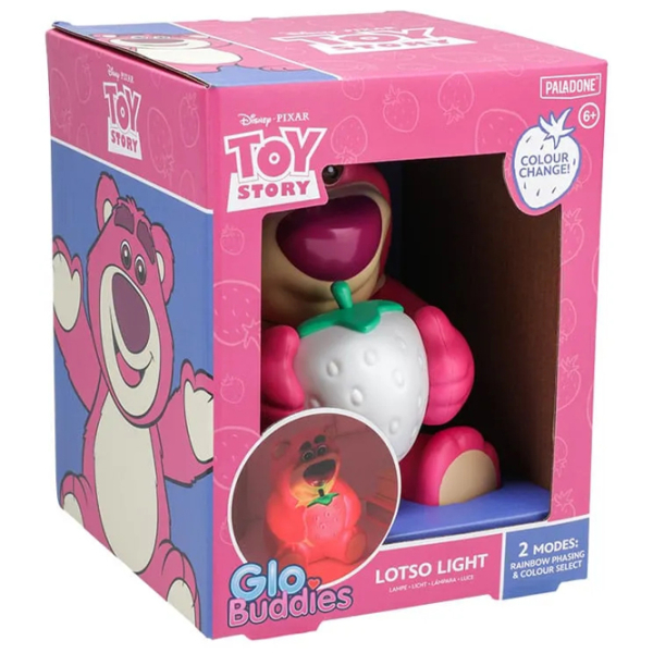 Lampă LED Paladone Toy Story Lotso GloBuddies Pink Baterie photo 3