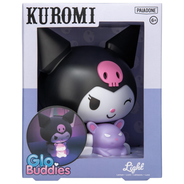 Lampă LED Paladone Hello Kitty Kuromi GloBuddies Black Baterie photo 3