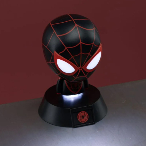 Lampă LED Paladone Marvel Spiderman Miles Morales Black Baterie photo 3