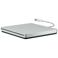 Оптический привод Apple USB SuperDrive Серебряный USB 2.0, Алюминий