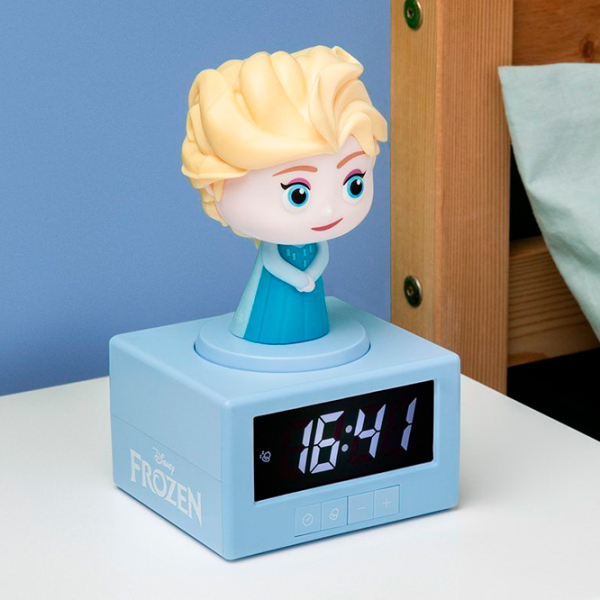 Ceas pentru copii Paladone Frozen Elsa Icon De masă | Digital photo 2