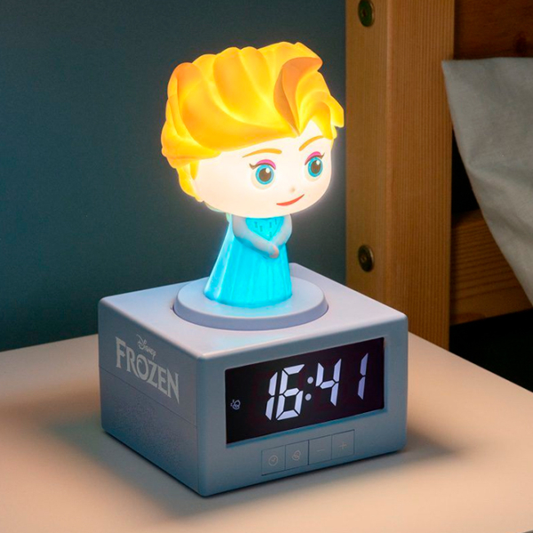 Ceas pentru copii Paladone Frozen Elsa Icon De masă | Digital photo 3