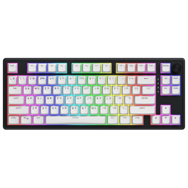 Tastatură Hator Skyfall 80 Black Gaming, Fără fir photo 1
