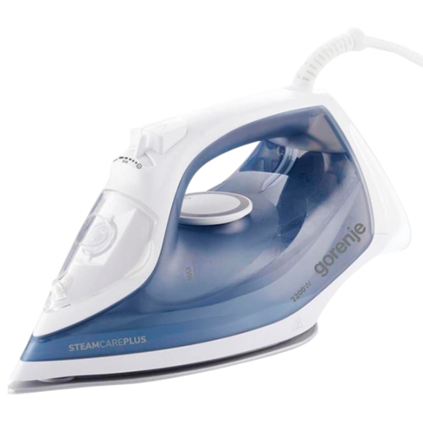 Fier de călcat Gorenje SIK2200WB Blue 2200 W, 35 g/min, 0.45 l, Ceramică photo 1