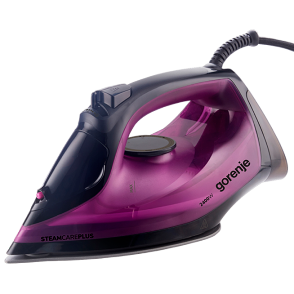 Fier de călcat Gorenje SIK2400BKV Purple 2400 W, 40 g/min, 0.45 l, Ceramică photo 1
