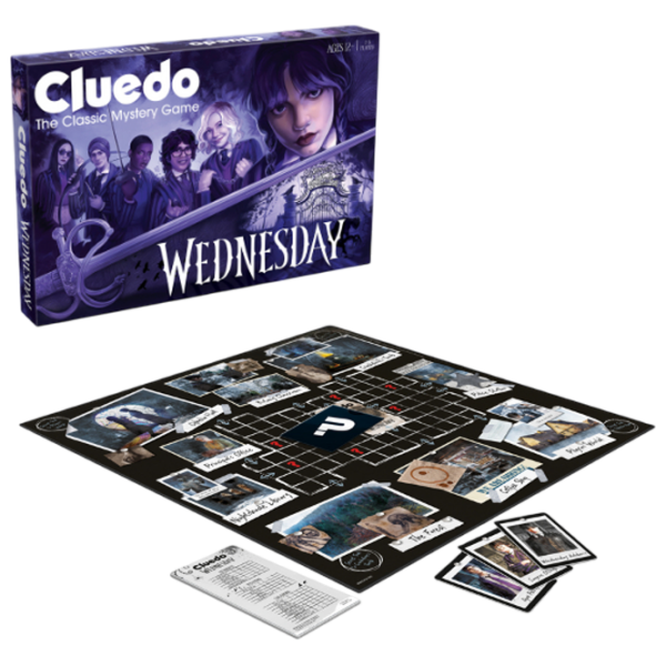 Joc de masă Winning Moves Cluedo Wednesday Monopoly, 12+