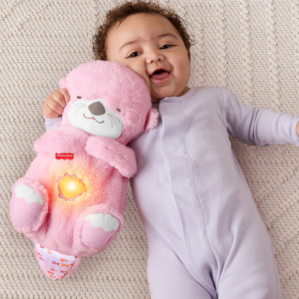 Jucărie moale Fisher Price OTTER JLJ33 Pink 0+ photo 4