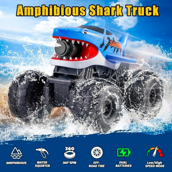 Mașină Lead Honor Amphibious Racing Shark LH-C084
Red
Blue  photo 9