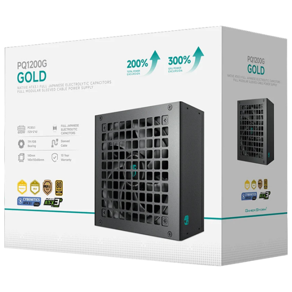 Блок питания Deepcool GamerStorm PQ1200G 1200 Вт Черный  photo 4