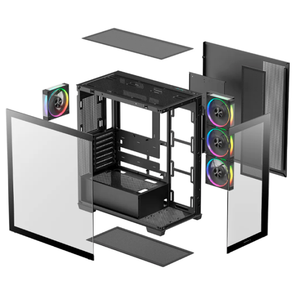 Carcasă Deepcool CG580 4F V2 Black ITX photo 10