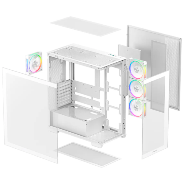 Carcasă Deepcool CG580 4F V2 White ITX photo 10