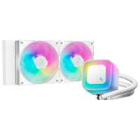 Жидкостное охлаждение Deepcool LE240 WH V2 Белый 