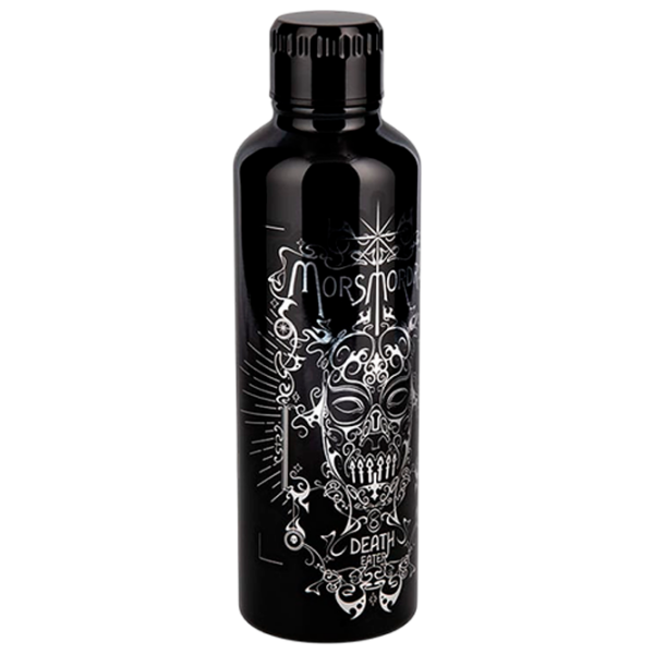 Sticlă pentru apă Paladone Metal Water Bottle Black 0.45l photo 1