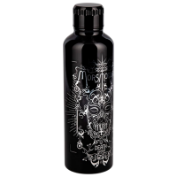 Sticlă pentru apă Paladone Metal Water Bottle Black 0.45l