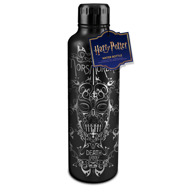 Sticlă pentru apă Paladone Metal Water Bottle Black 0.45l photo 3