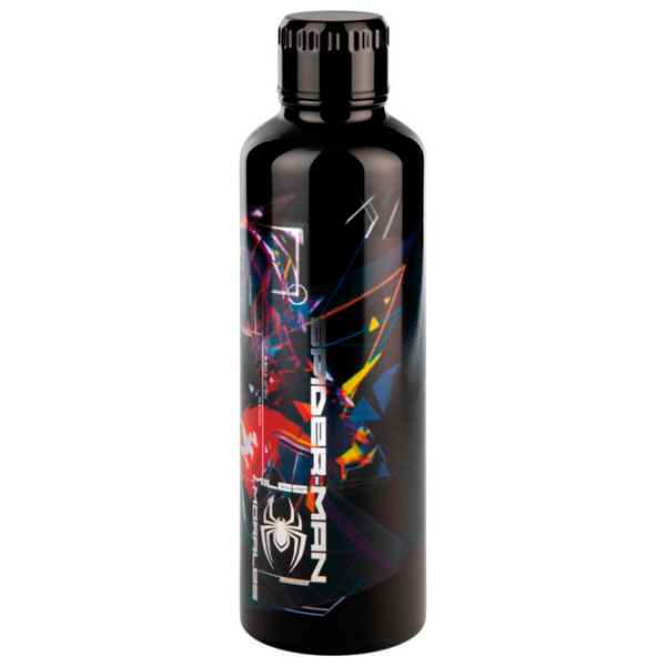 Бутылка для воды Paladone Spiderman Miles Morales Metal Water Bottle Черный 0.5л photo 2