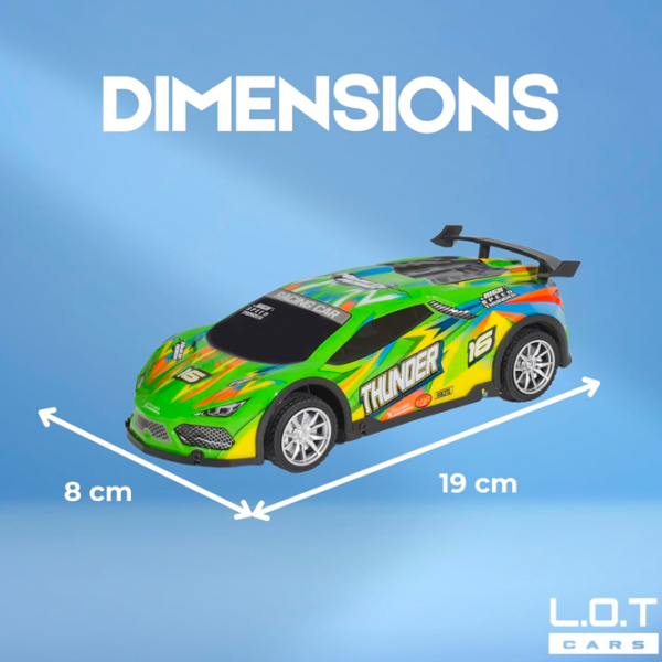 Mașină Lead Honor Sports Car Body Light Thunder LH-C071
Black
Green  photo 5