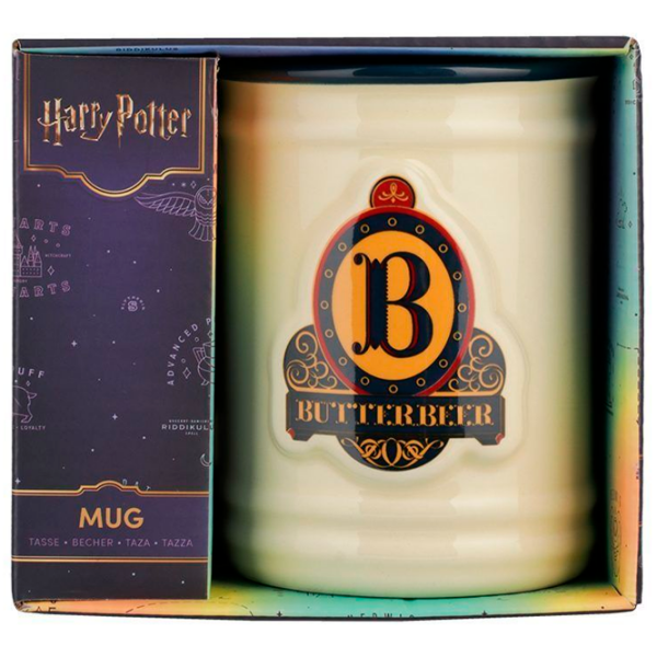 Cană Paladone Harry Potter Butter Beer Shaped Mug Beige 350 ml photo 4