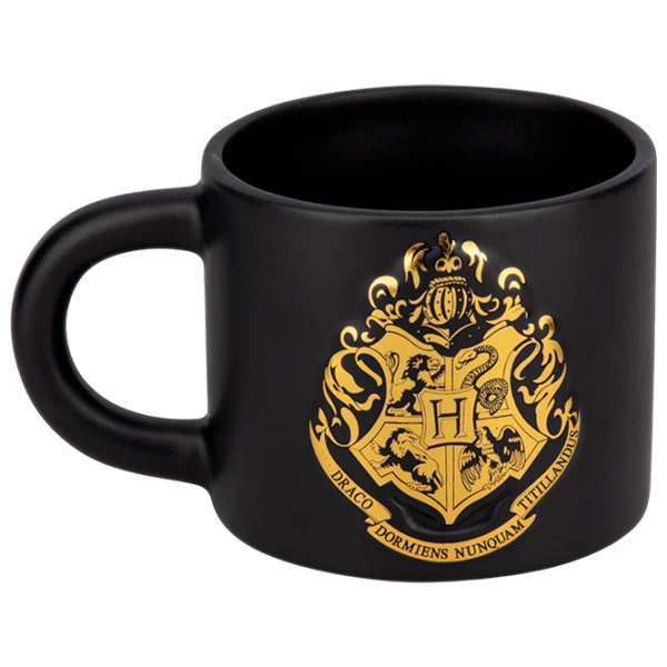Cană Paladone Harry Potter Hogwarts Crest Embossed Mug Black 400 ml photo 1