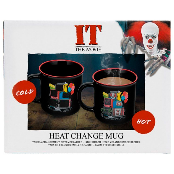 Cană Paladone IT Pennywise Heat Change Mug Black 350 ml photo 3